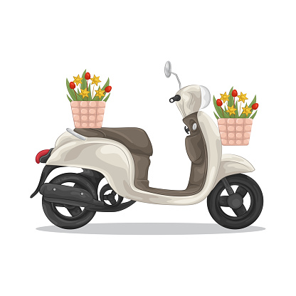 scooter flower delivery