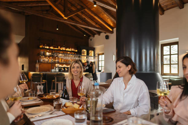 istock Female friends on a brunch in a restaurant 2149961029