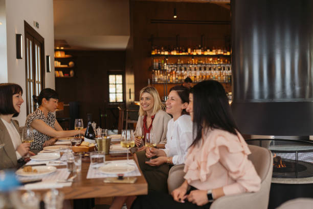 istock Female friends on a brunch in a restaurant 2149961302