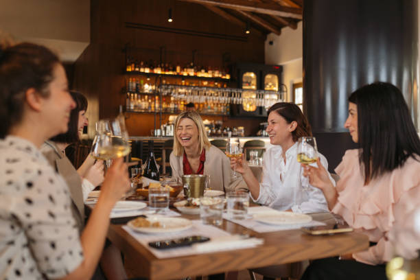 istock Female friends on a brunch in a restaurant 2149961647