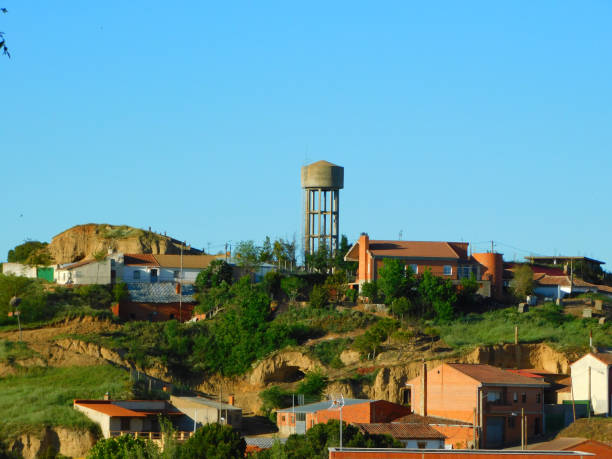 Local architecture and vineyards in Saint-Émilion, France.
