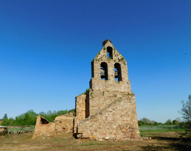 istock ancient church in old village in Spain 2149965016