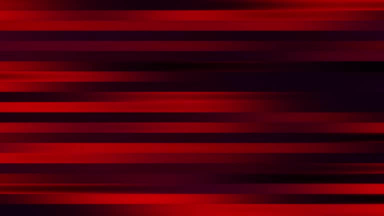 Background of lines. Colorful bright lines. Dark lines from squares. Seamless loop of abstract background animation. Multicolored blur transition. Color gradient. 3D rendering. 4k animation.