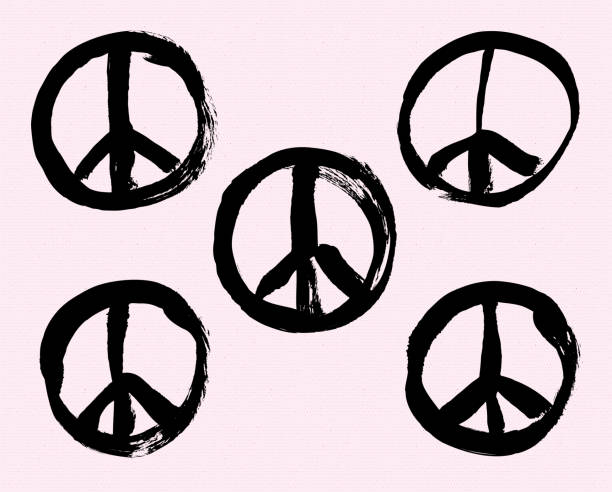 80+ Symbols Of Peace War Love Graffiti Stock Photos, Pictures