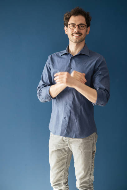 Studio portrait of a young businessman.