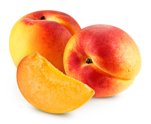 istock Apricot isolated on white background 2149966589