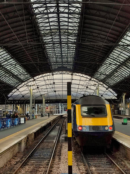 istock train station platform at  glasgow Scotland England 2149969140