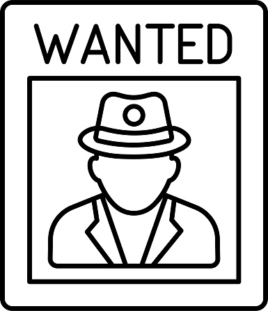 Wanted poster, Most, wanted, prisoners, Fugitive, Photo, Crime, vector, wanted, criminal, illustration, dead, design, line, poster, wall, investigation, police, a4, face, busted, suspect, bone, war, photo, ghetto, identify, skull, crime, street, modern, outlaws, head, shot, gangsta, lineup, prisoner, monochrome, vintage, western, gangster, brutality, illegal,