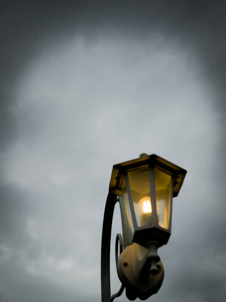istock unique street light under the dark cloud 2149970359