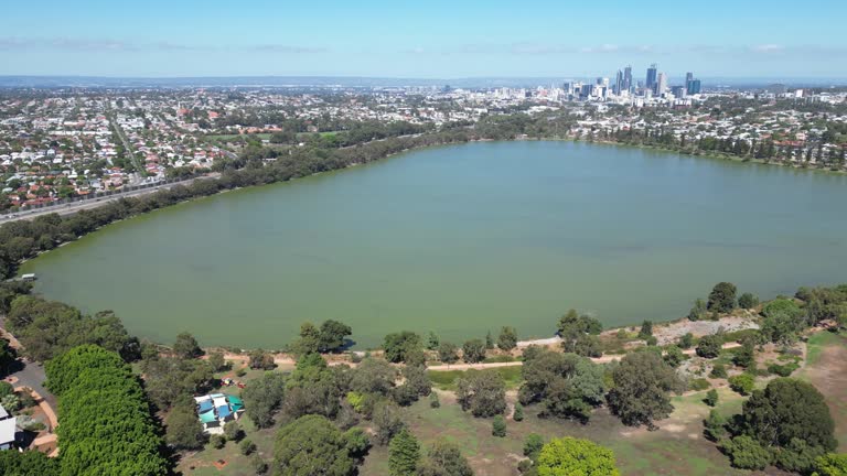Lake Monger, situated near Perth City in Western Australia, is a picturesque destination.