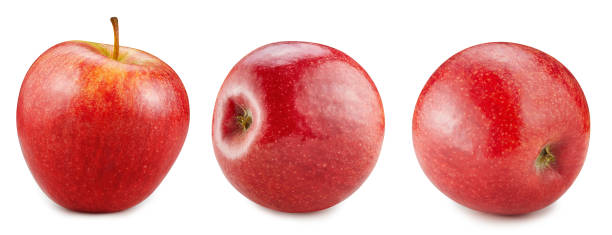 istock Fresh red apple whole isolated on white background 2149970979