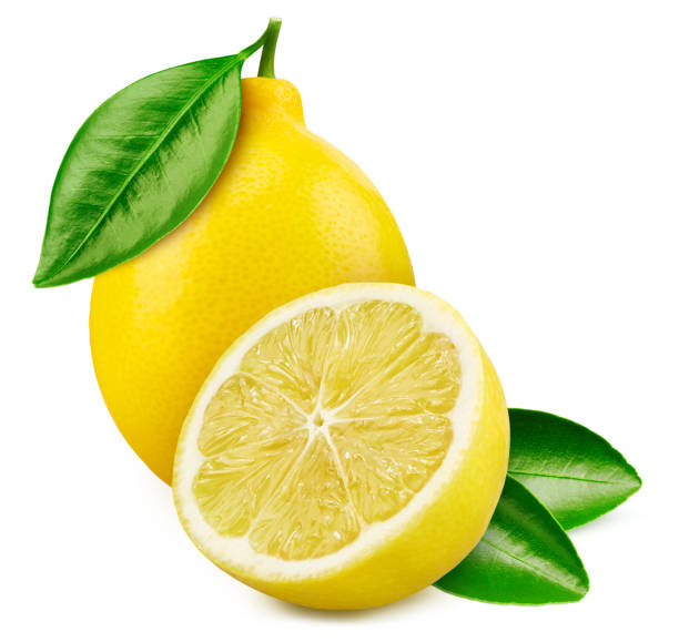 istock Juicy lemons isolated on the white background 2149972221
