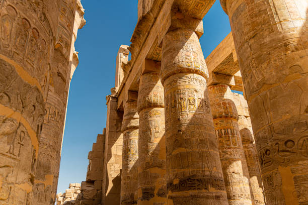 istock Pillars of the Great Hypostyle Hall from Karnak Temple, Egypt 2149974782