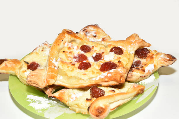istock Puff pastry with cottage cheese. 2149990843