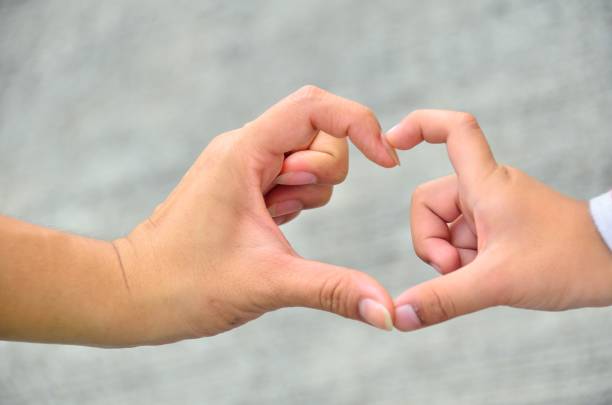 istock The hands hold together making the heart shape. 2149991488