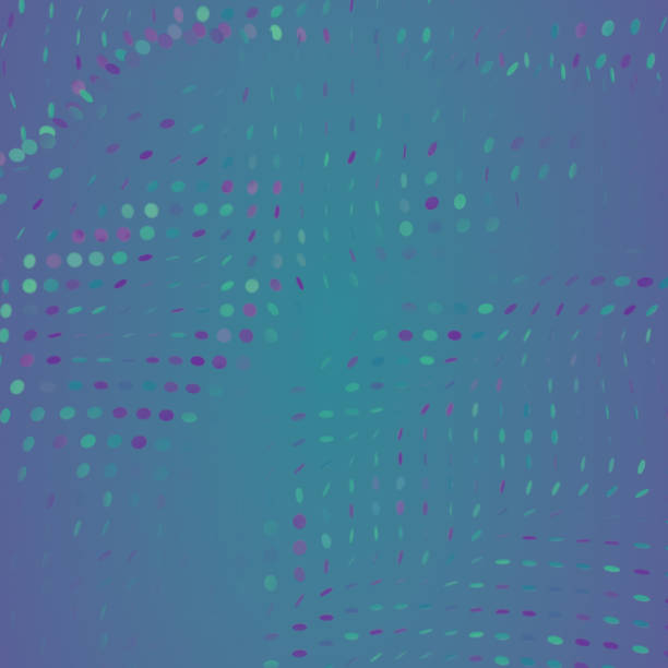 This digital background is a waving pattern of shimmering neon-colored sequins in the wind. Creative modern design. 3d rendering digital illustration