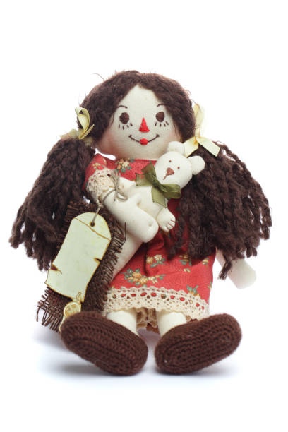istock Traditional doll toy on white background 2149994185