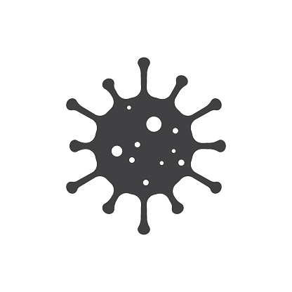 Bacterial Probiotic virus icon vector flat design