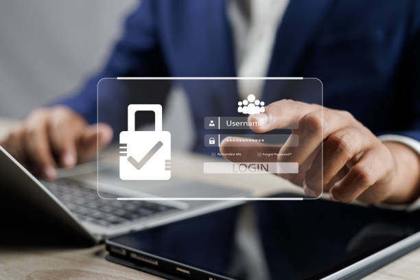 istock Cyber security concept, User enters password to login to privacy and protect personal data, Secure technology, Secure access to internet information, Business and person confidentiality. 2149996678