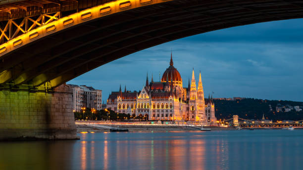 istock Parliament at dusk, Budapest, Hungary 2149996693