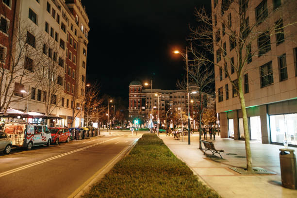 istock City street at night 2150001352