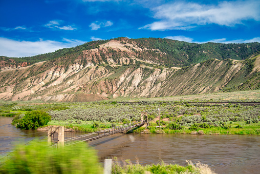The Colorado River in summer season.