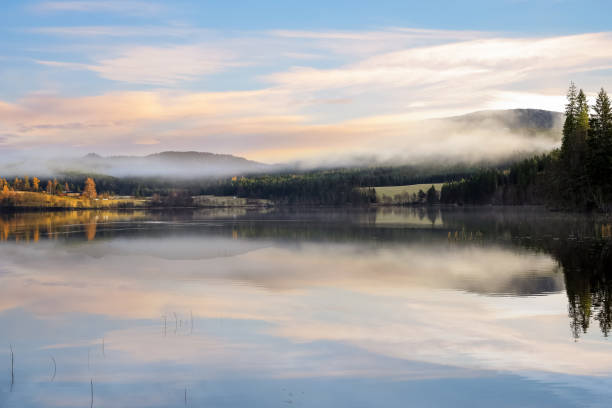 istock Fog at the lake Jonsvatnet, Norway 2150005974