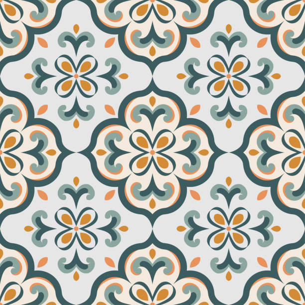 istock Beige, blue and orange luxury vector seamless pattern. Ornament, Traditional, Ethnic, Arabic, Turkish, Indian motifs. Great for fabric and textile, wallpaper, packaging design or any desired idea. 2150007070