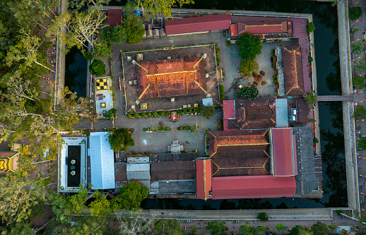 Ang Pagoda, a pagoda imbued with ancient Khmer architecture, Tra Vinh province, Vietnam