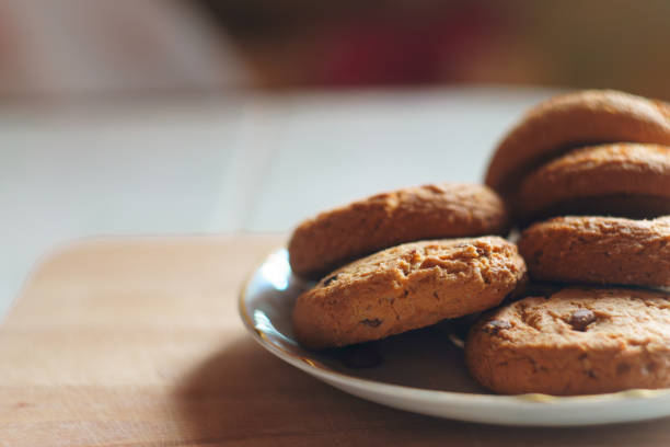 Cookies in a plate. High quality photo