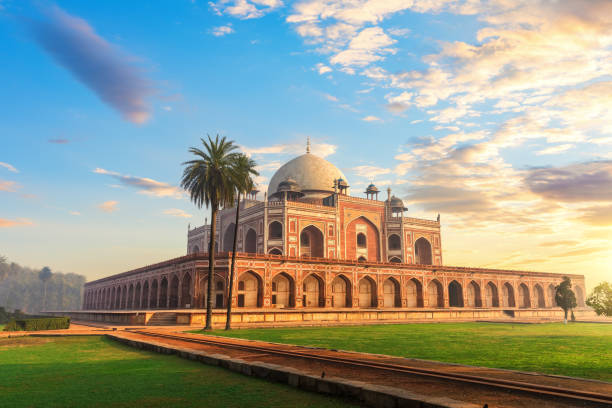 istock Humayun s Tomb at sunset, view from the park, New Delhi, India 2150015744