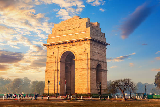 istock India Gate at sunrise, Rajpath, New Dehli, India 2150015750