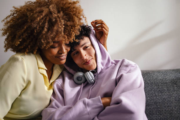 Loving Mother and Son Enjoying Quality Time Together