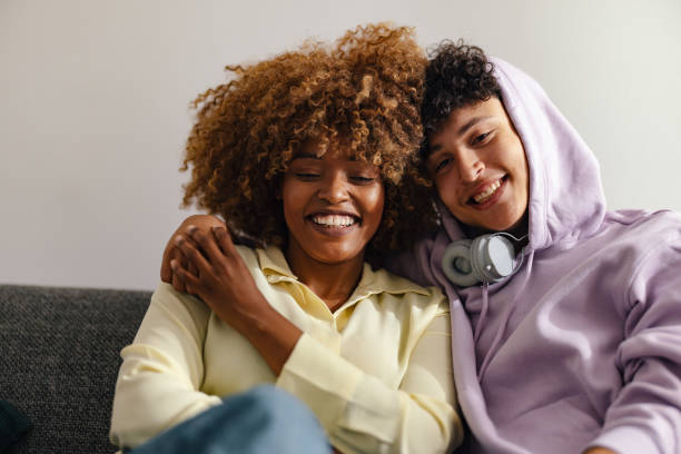 istock Happy Mom and Son Sharing a Loving Moment Together 2150019573