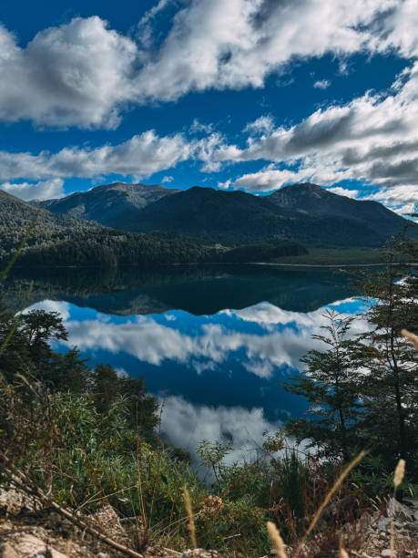 istock A beautiful lake with mountains in the background 2150020404
