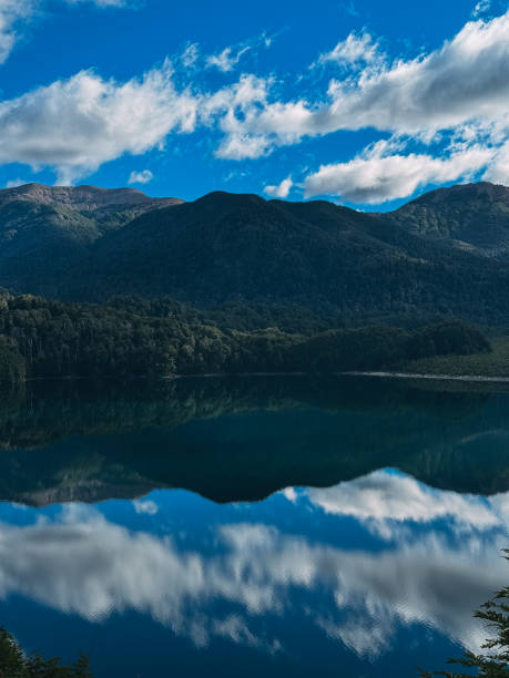 istock A beautiful mountain lake with a blue sky in the background 2150022112