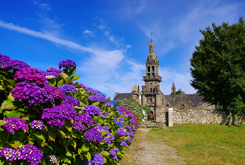 Plomodiern Sainte-Marie du Menez Hom in Brittany, France