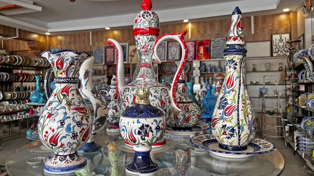 istock Traditional Turkish decorative ceramics for interior decoration. 2150029399