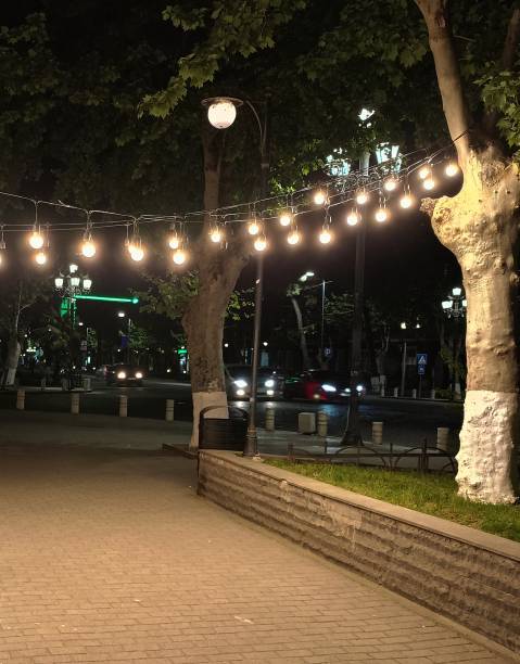 istock street lighting in the evening 2150031367