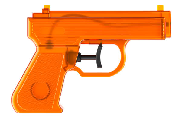 istock Water Gun, water pistol for kids. 3D rendering 2150033499