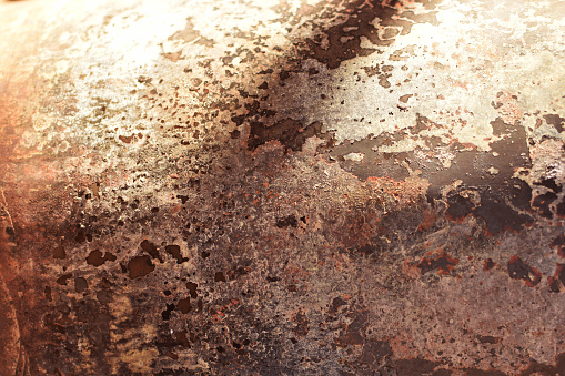 Rusted steel as texture