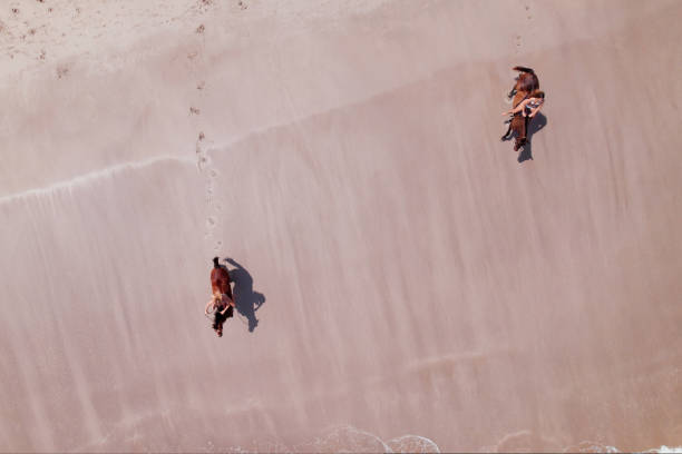 istock Riding Horses on the beach 2150037385