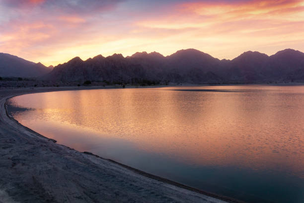 istock Sunset at lake Cahuilla, California 2150042325