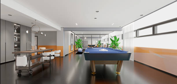 istock 3d render luxury home interior with fitness space 2150045964