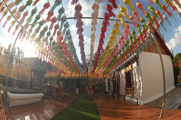 istock Hundred Thousand Lantern Festival at Wat Phra That Hariphunchai. 2150061703