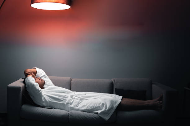 istock A man struggling to sleep at night 2150067468