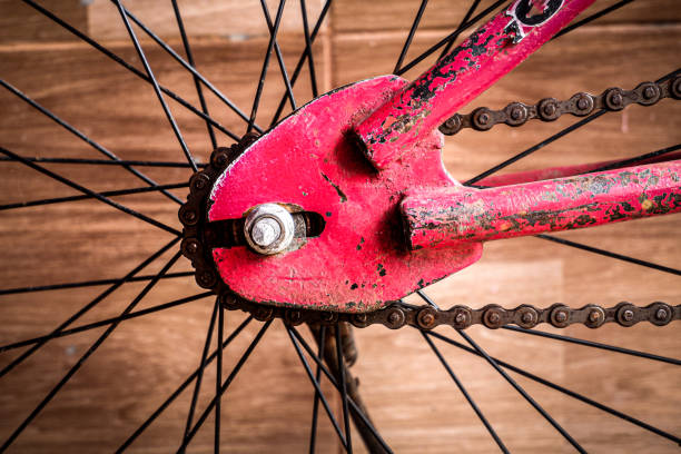 istock close-up of a rear wheel on a bicycle 2150071164