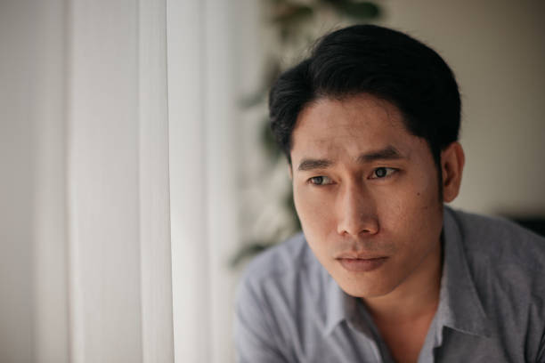 istock Portrait of a pensive man 2150080644