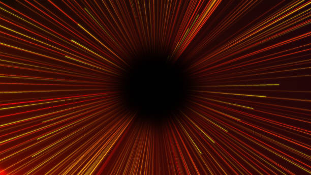 istock Glow sci fi symmetrical construction. Sci-fi flight through cyberspace with symmetry. Video game or vj night club background with neon. 3D Illustration 2150080672
