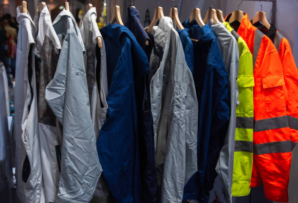 istock safety suit and protective suit and safety harness equipment 2150081619